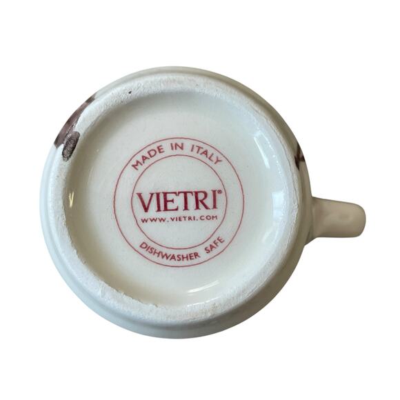 Vietri Old St. Nick Espresso Cup Saucer NEW - Picture 12 of 14